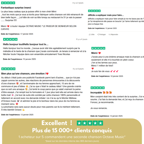 Votre histoire en musique - Émotions garantie.