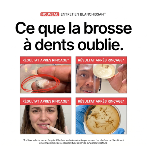 Bain de bouche japonais - Nettoyage intégral & Eclats des dents